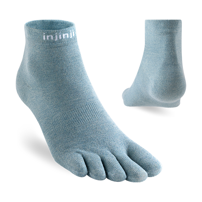 Injinji Liner Mini Crew Crew Mens Celestine - Barefoot Junkie
