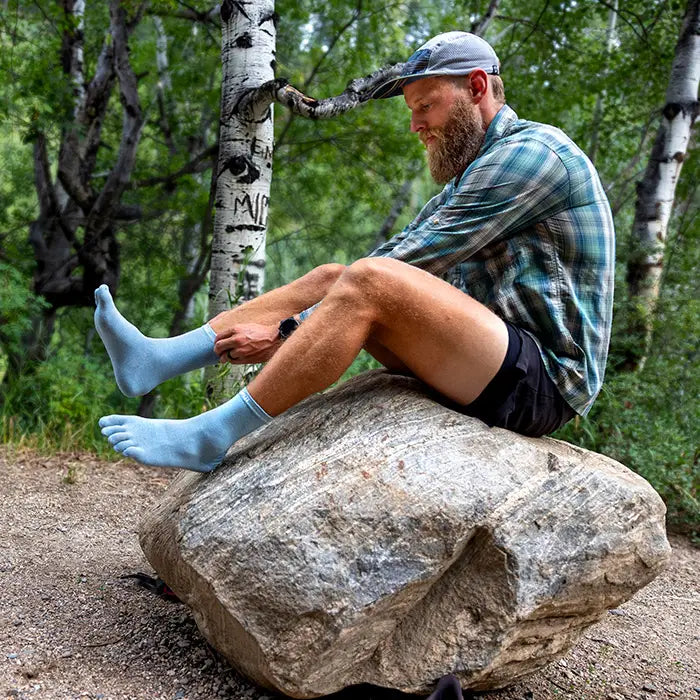 Injinji Liner Crew Mens Celestine - Barefoot Junkie
