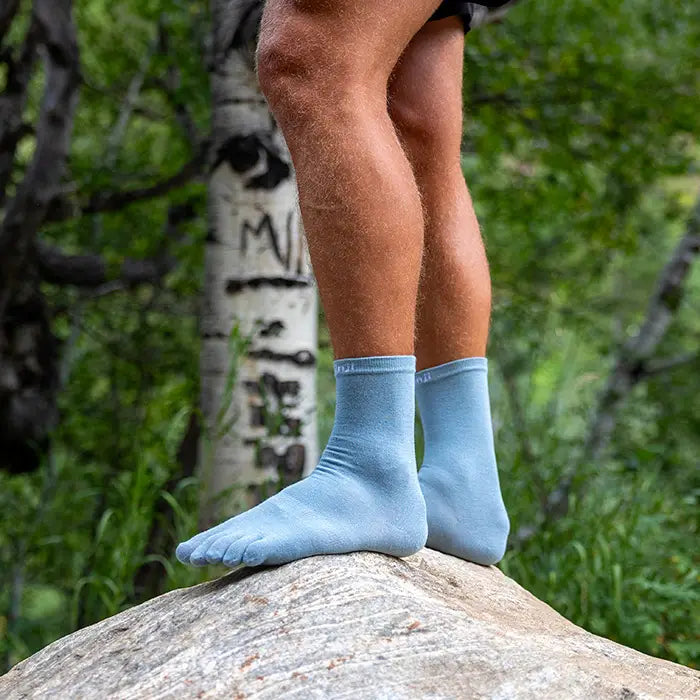 Injinji Liner Crew Mens Celestine - Barefoot Junkie