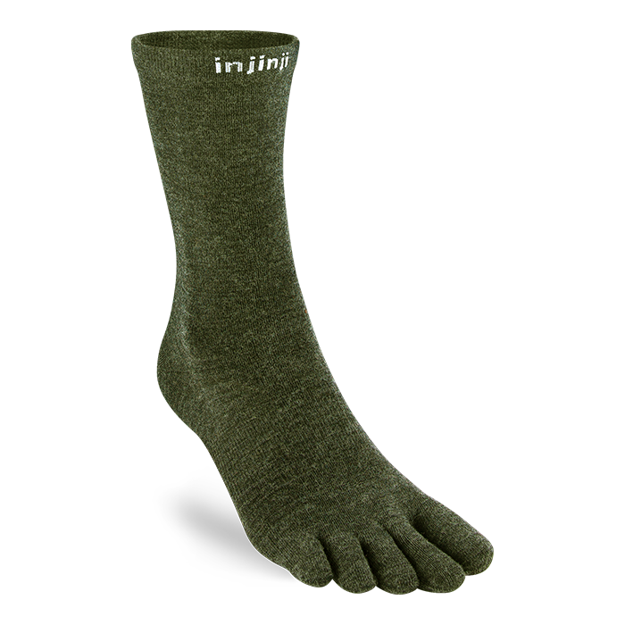 Injinji Liner Crew Wool Forest single