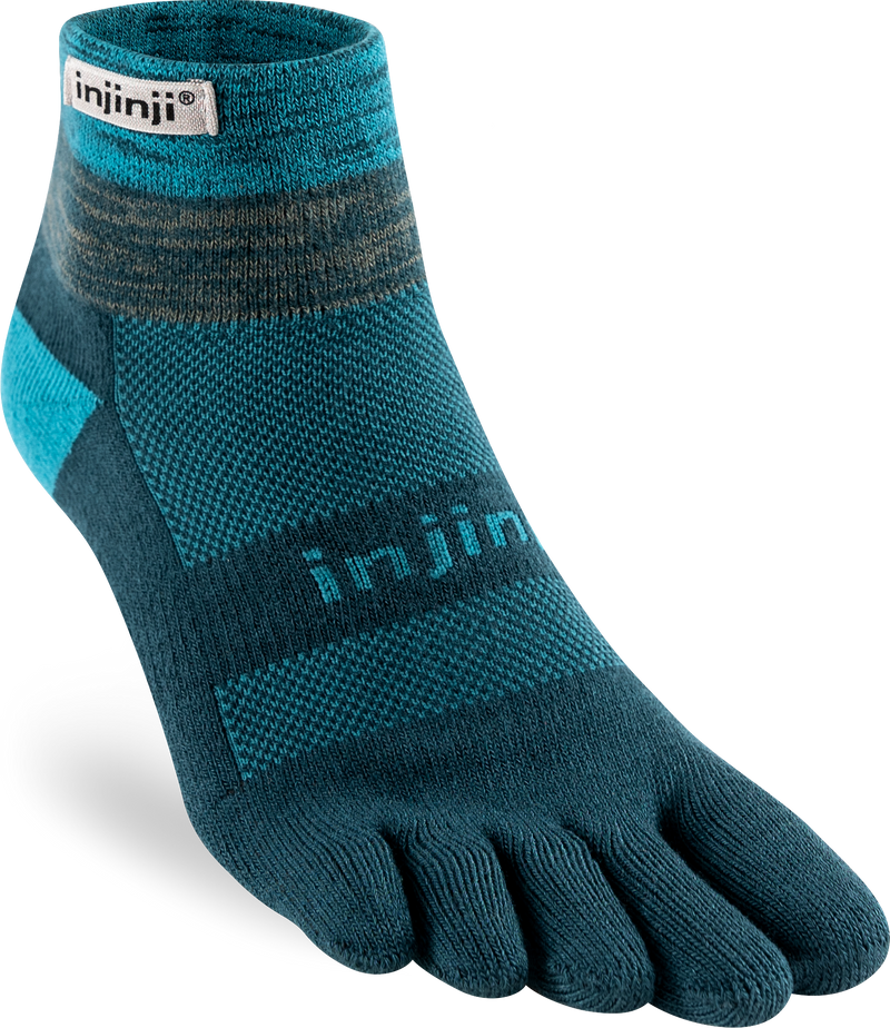 Injinji Trail Midweight Mini Crew Mens Midnight