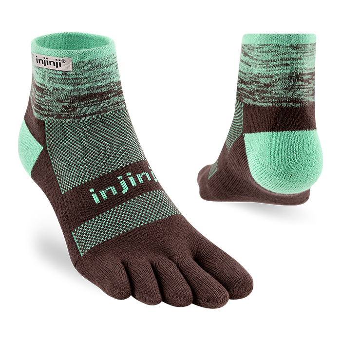 Injinji Trail Midweight Mini Crew Mens Mint duo