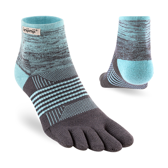 Injinji Trail Midweight Mini Crew Ladies Seascape duo
