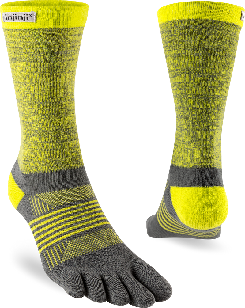 Injinji Trail Midweight Crew Womens Lightning