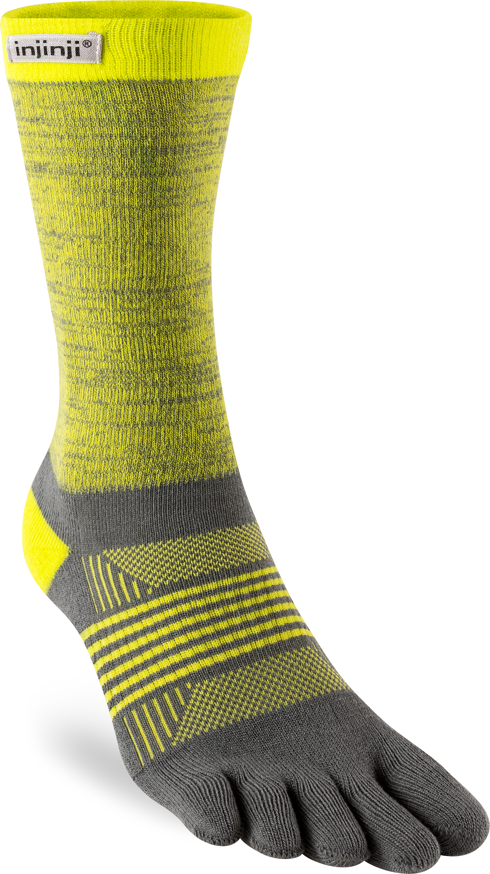 Injinji Trail Midweight Crew Womens Lightning - Barefoot Junkie