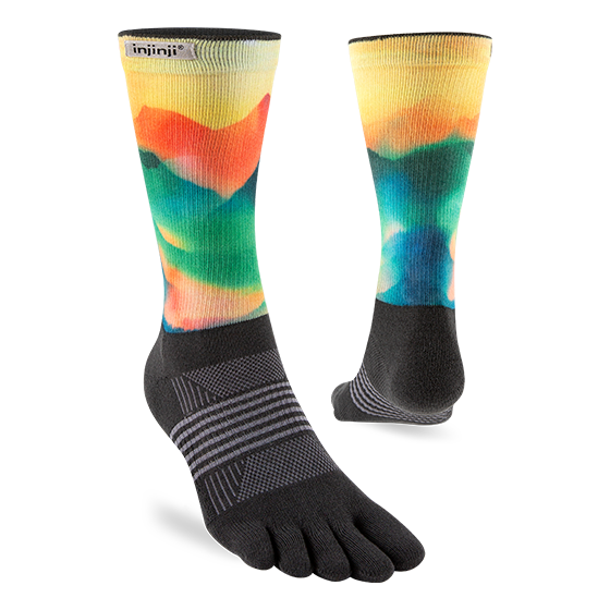 Injinji Trail Midweight Crew Women's Valley (Artist Designed AW24)