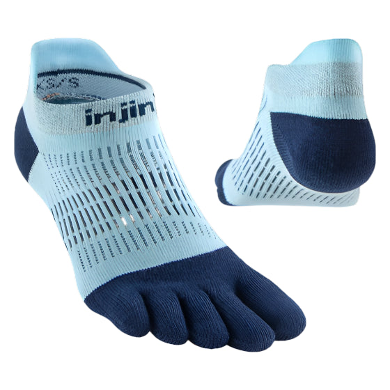 Injinji UR Light Weight No Show Womens Heron double