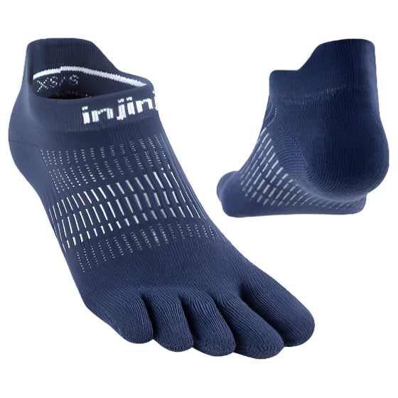 Injinji UR Light Weight No Show Womens Navy double
