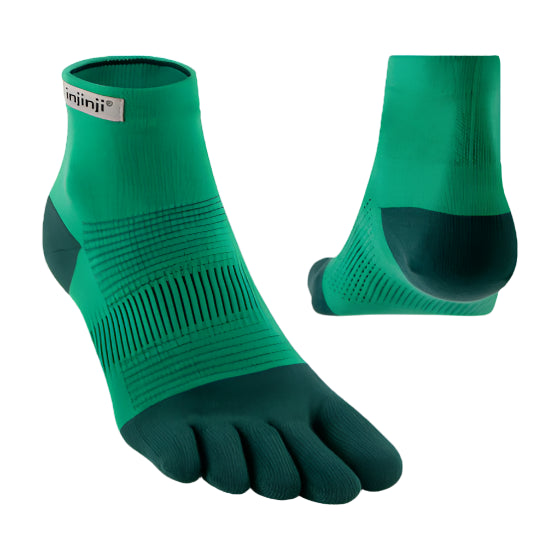 Injinji Ultra Run Light Weight Mini Crew Mens Fern double