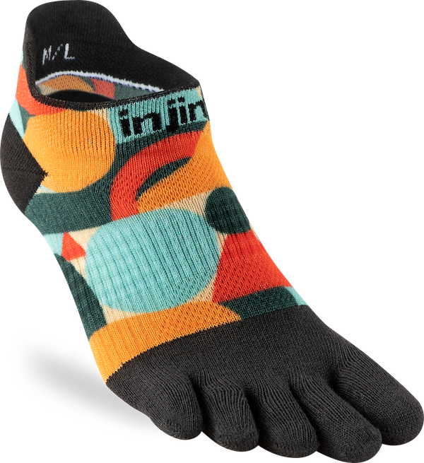 Injinji UR Womens SIERRA No Show Plumas (Artist Design SS24)