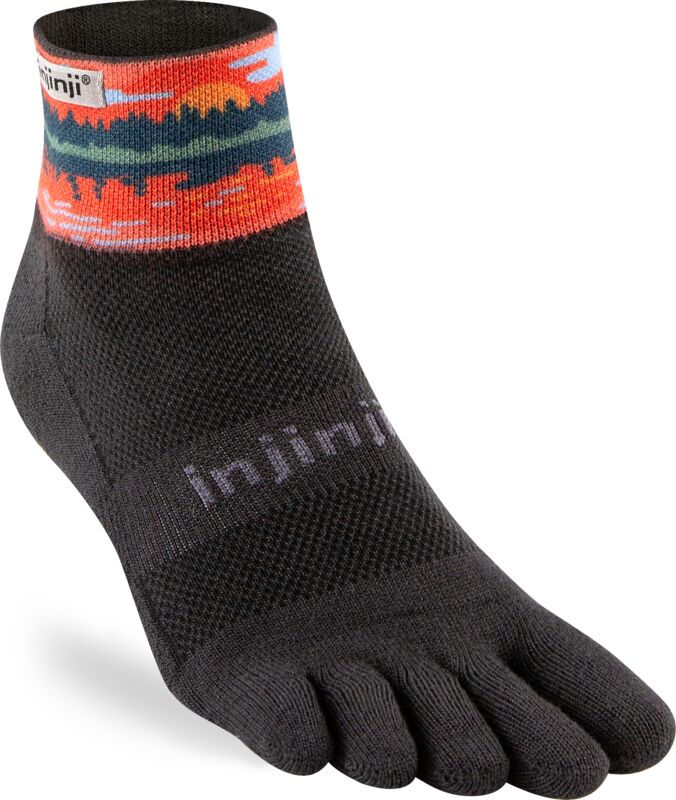 Injinji Trail Midweight Mini Crew Men's Reflection (Artist Designed 2025)