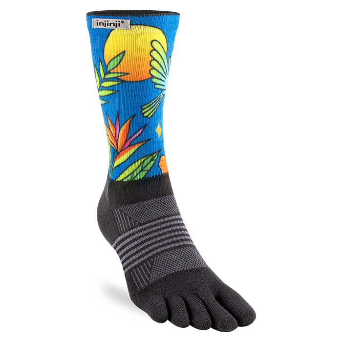 Injinji Artist Designed Hanna Trail Midweight Crew Women's Parrot (AW25) single