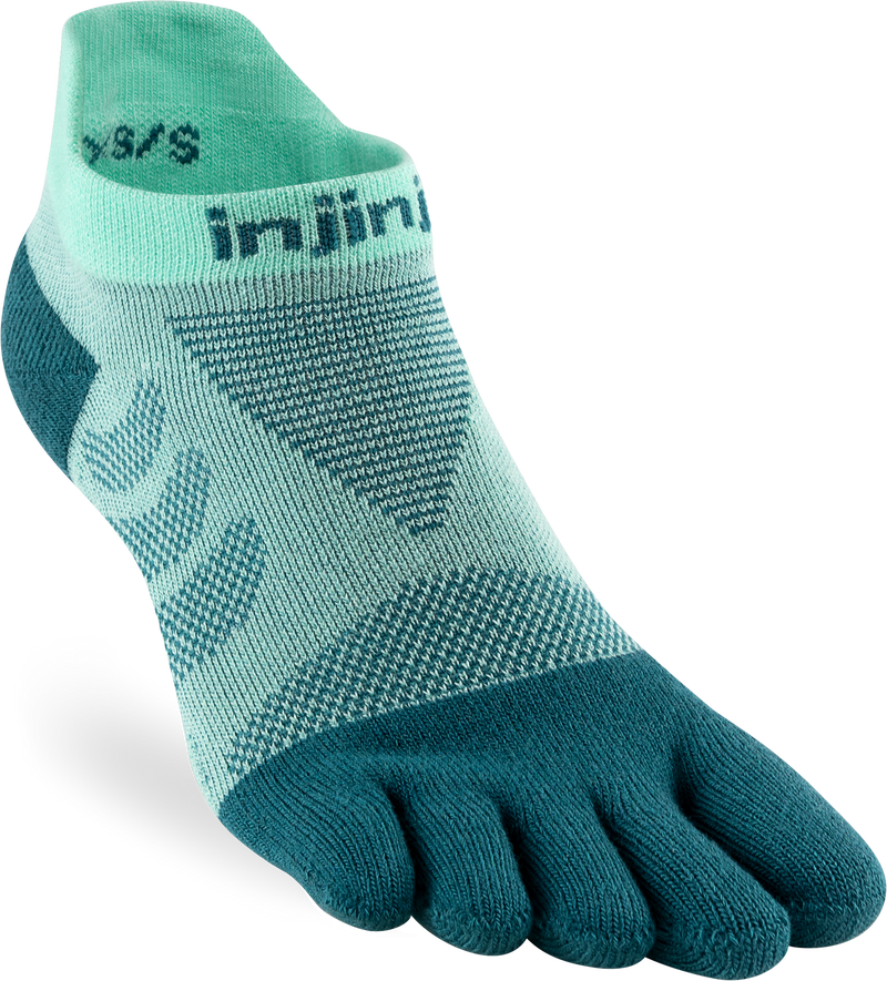 Injinji Ultra Run No Show Womens Glacier (NEW 2024)