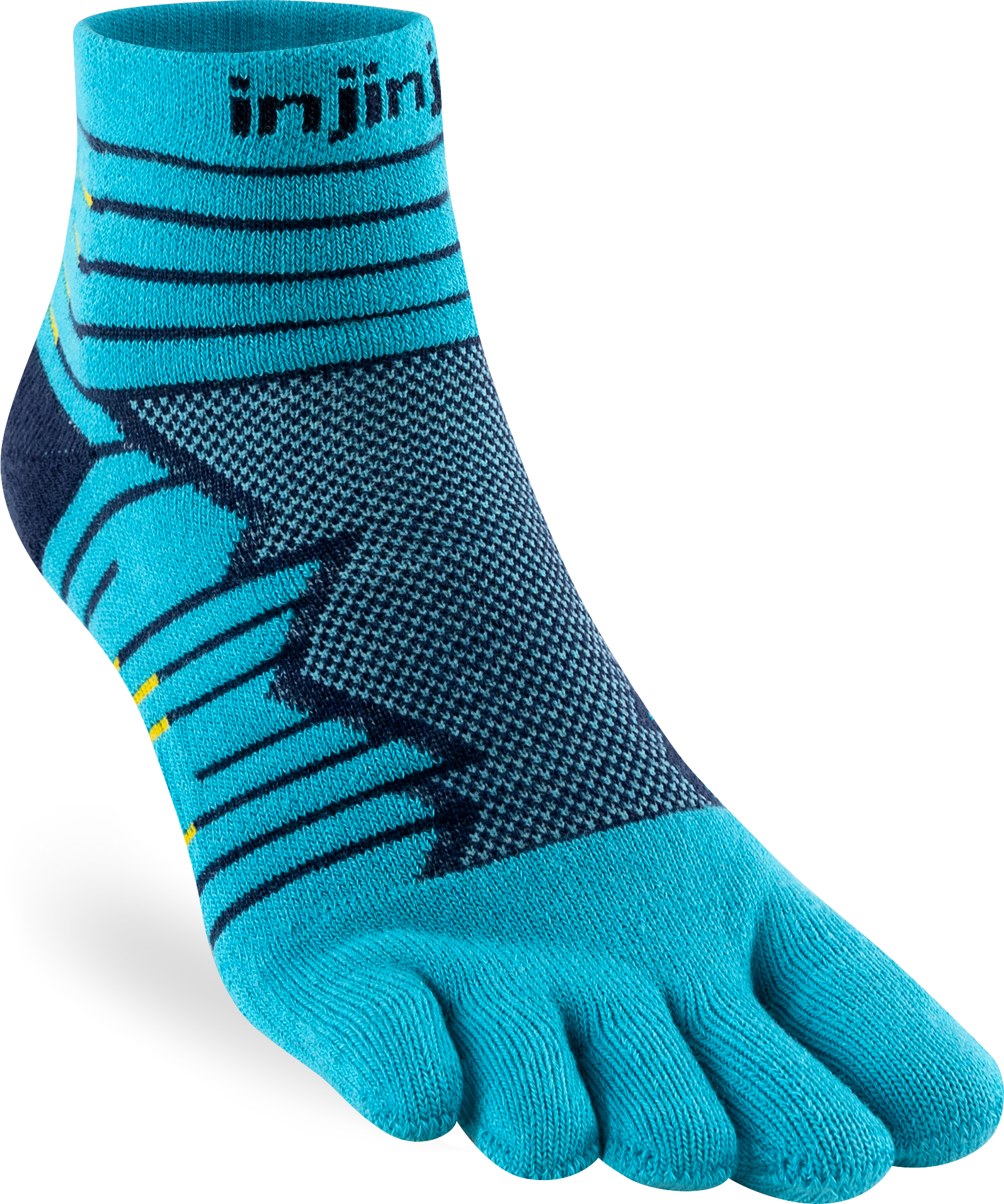 Injinji Ultra Run Mini Crew Mens Pacific Blue(NEW 2024)