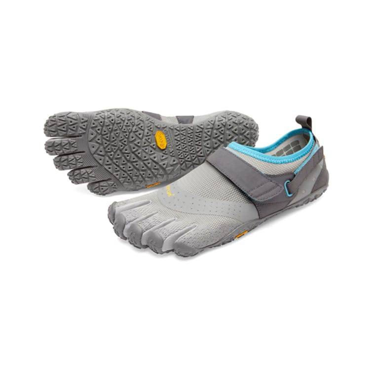 Vibram Fivefingers - V-Aqua Womens Light Grey Blue - Barefoot Junkie - Womens Vibram Fivefingers