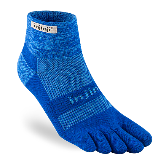 Injinji Trail Midweight Mini Crew Marina (New 2023) - Barefoot Junkie