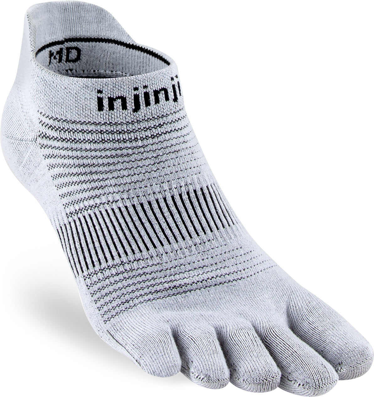 Injinji Ultra Run No Show Gray (New 2023 Single