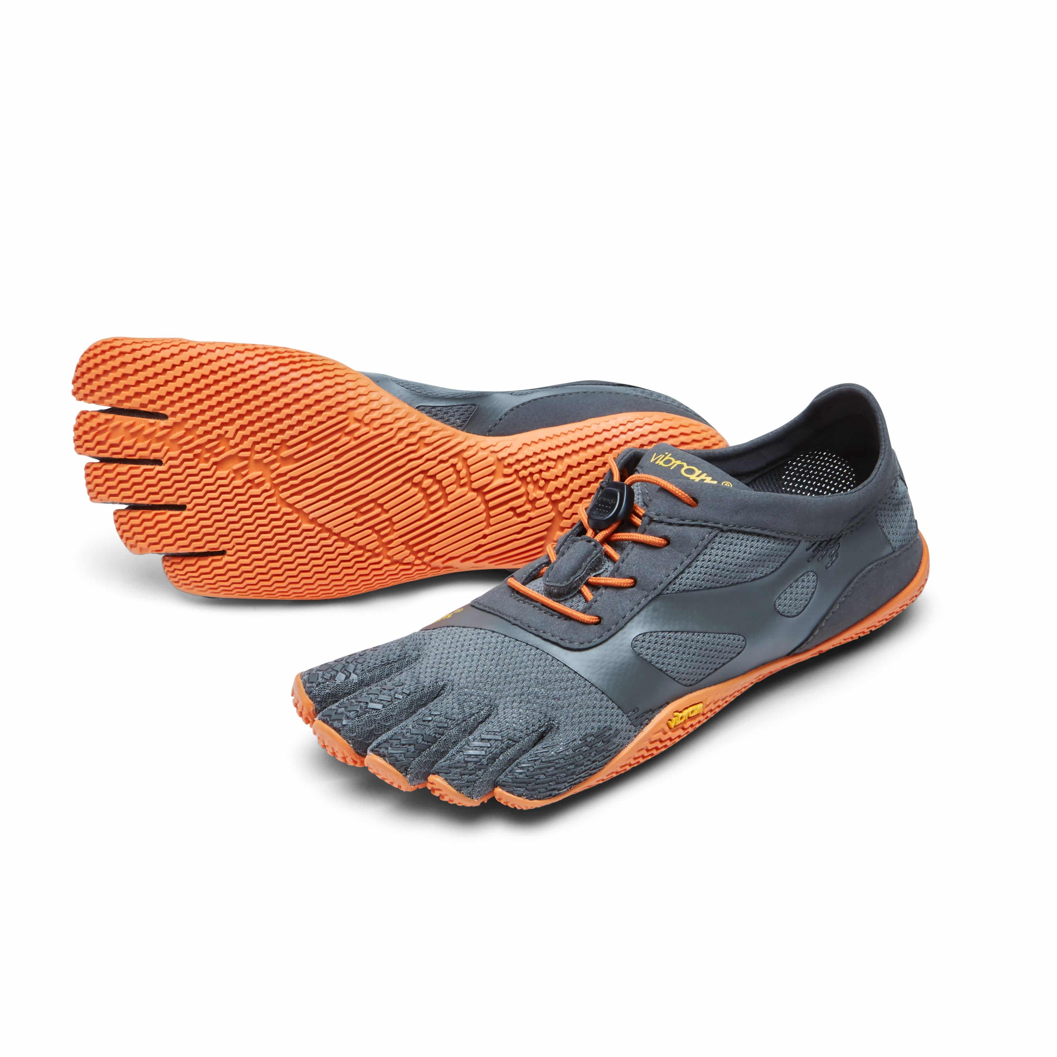 Vibram Fivefingers - KSO EVO Womens Grey Orange - Barefoot Junkie - Womens Vibram Fivefingers