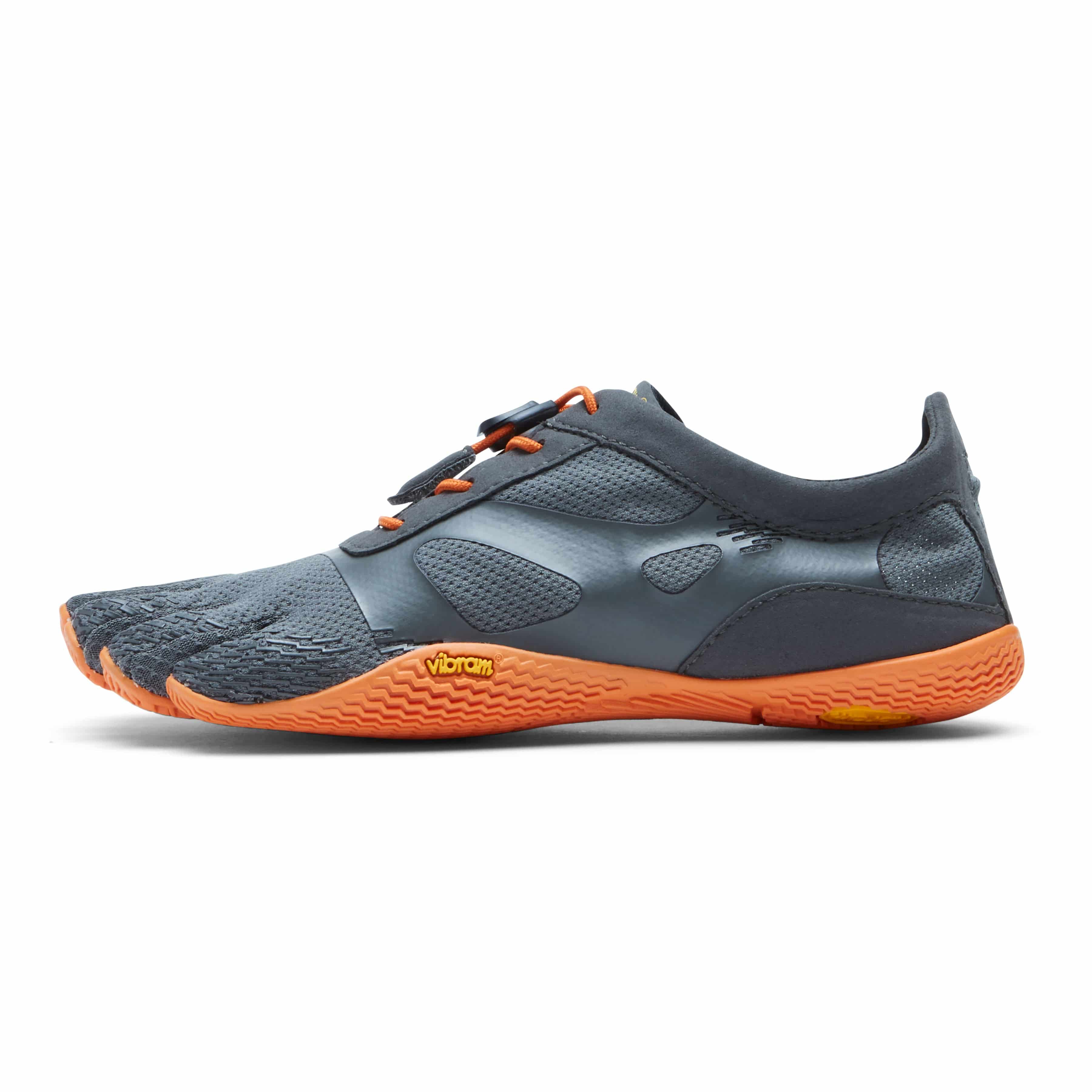 Vibram Fivefingers - KSO EVO Womens Grey Orange - Barefoot Junkie - Womens Vibram Fivefingers