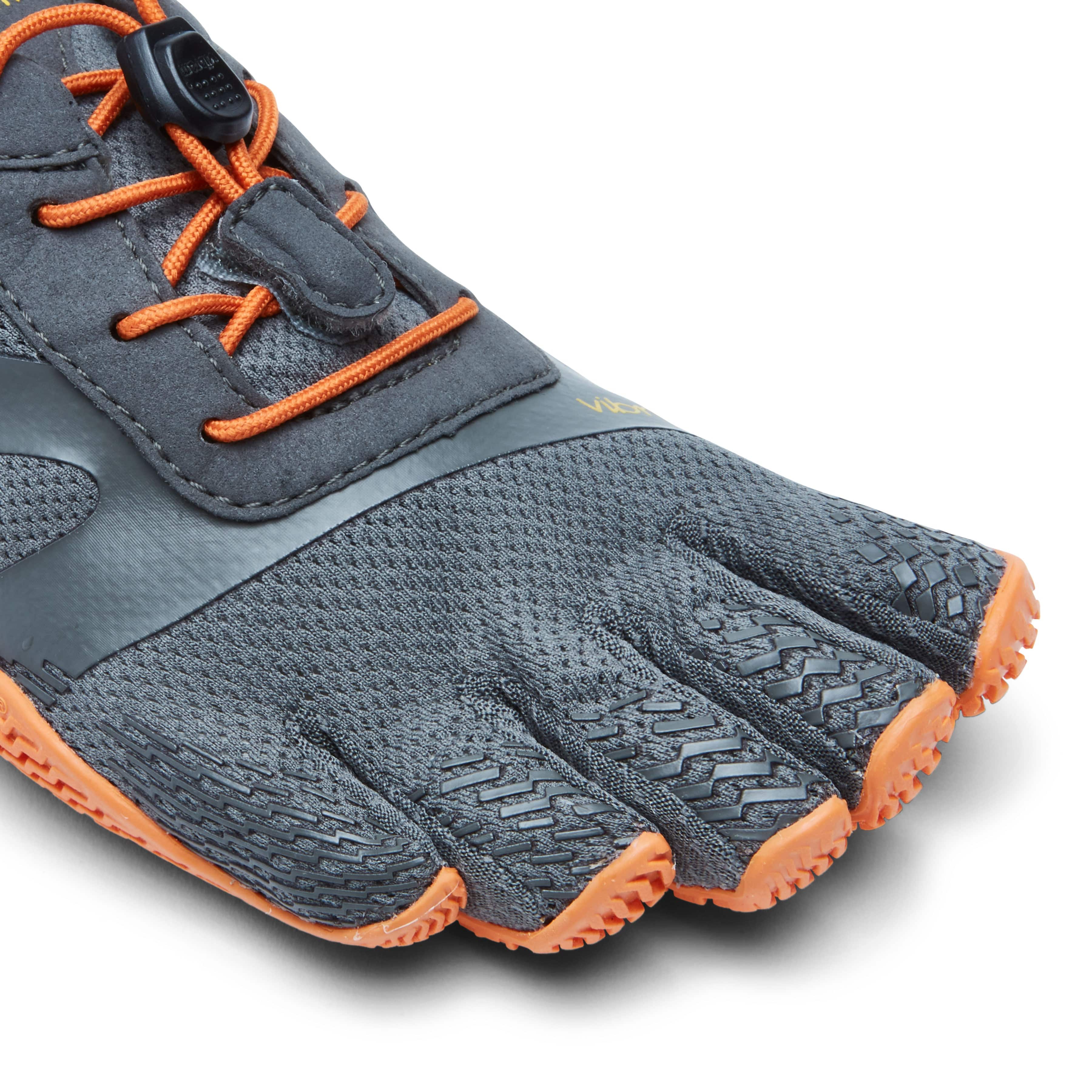 Vibram Fivefingers - KSO EVO Womens Grey Orange - Barefoot Junkie - Womens Vibram Fivefingers