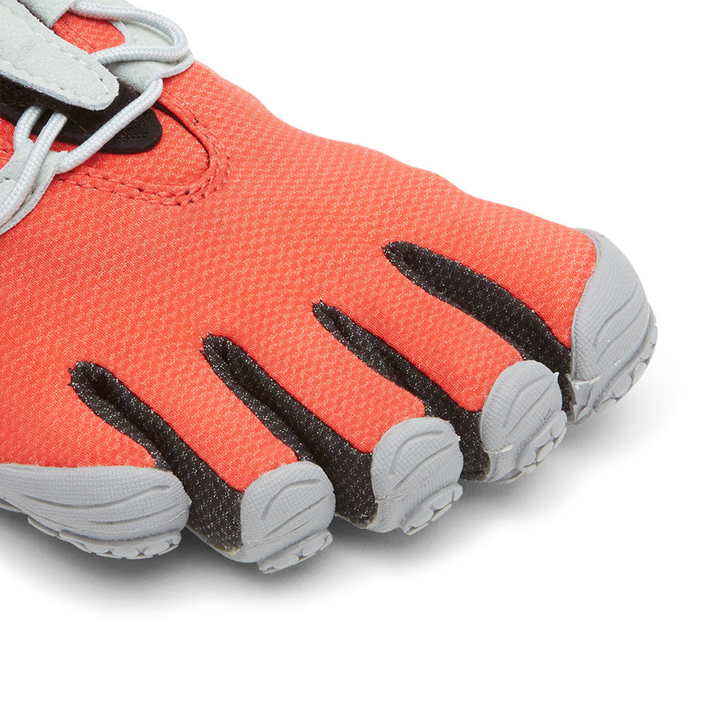 V-Run Retro Womens Red Black Grey toes