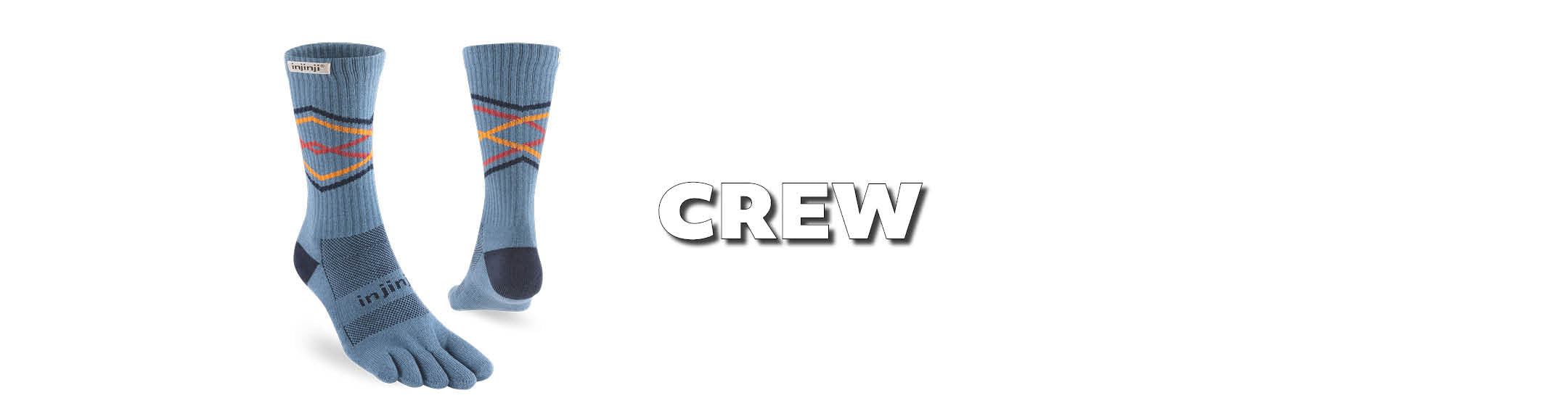 Injinji Crew Socks (Mens)