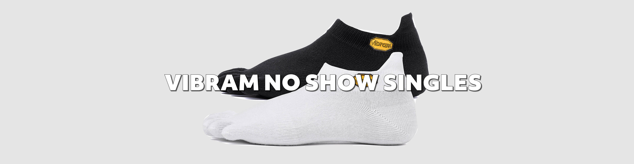 Vibram No show Toe Socks Singles