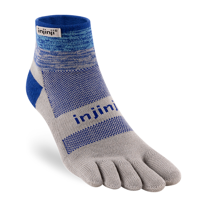 Injinji Trail Midweight Mini Crew Mens Neptune