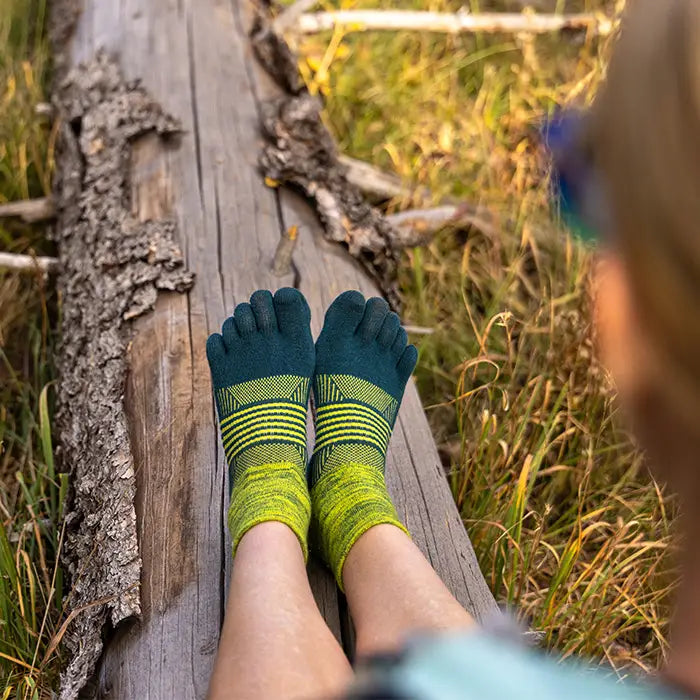 Injinji Trail Midweight Mini Crew Women's Firefly - Barefoot Junkie