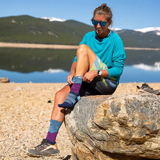Injinji Trail Midweight Crew Women's Twighlight - Barefoot Junkie