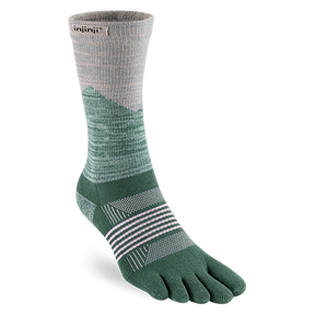 Injinji Toe Socks - Injinji Trail Midweight Crew Ladies Alpine (NEW AW23) - Barefoot Junkie - Injinji Socks