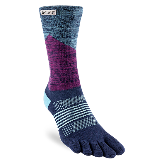 Injinji Trail Midweight Crew Women's Twighlight