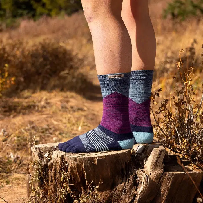 Injinji Trail Midweight Crew Women's Twighlight - Barefoot Junkie