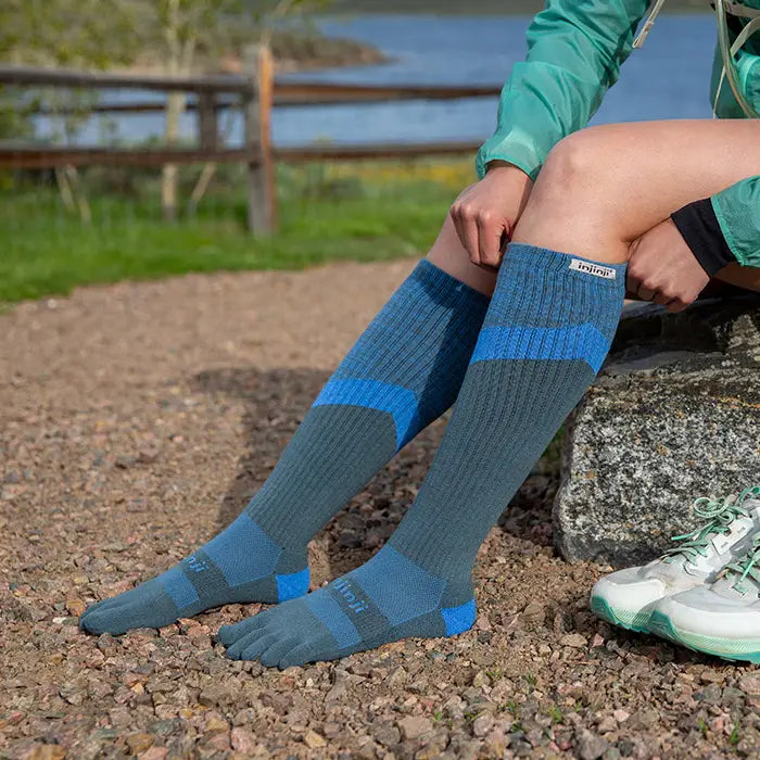 Injinji Trail Midweight Over Calf Coolmax Storm - Barefoot Junkie