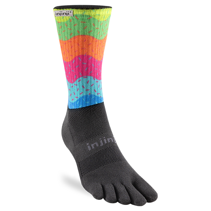 Injinji Trail Midweight Crew Mens Sprinkles (Artist Designed AW26)