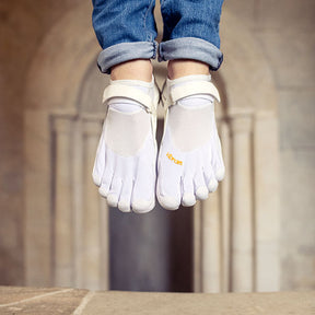 Vibram Fivefingers - KSO Vintage Mens White - Barefoot Junkie - Mens Vibram Fivefingers