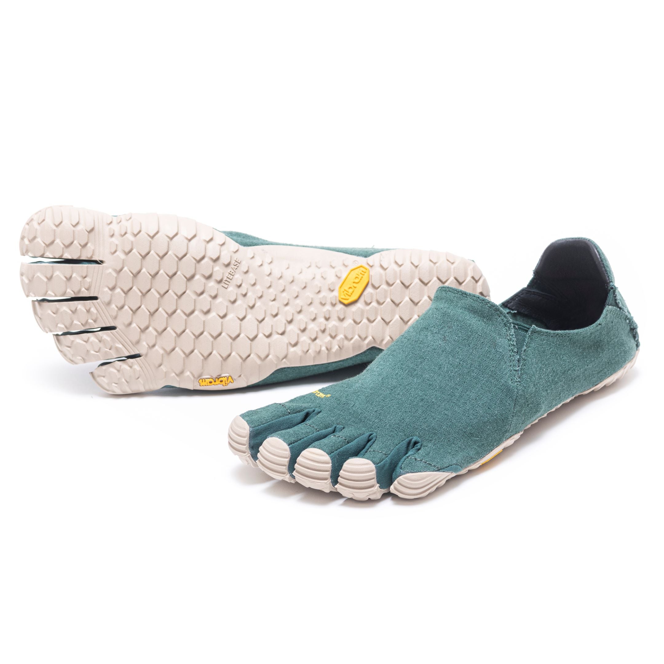 Vibram Fivefingers - CVT LB Mens Green Beige (Updated Sole) - Barefoot Junkie - Mens Vibram Fivefingers