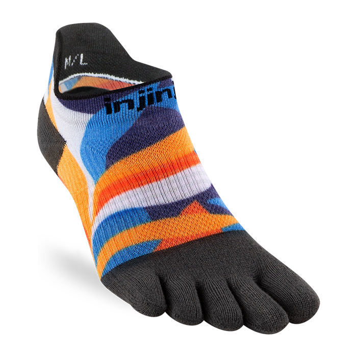 Injinji Run Light Weight No Show Womens Botanic (Artist Designed SS26)