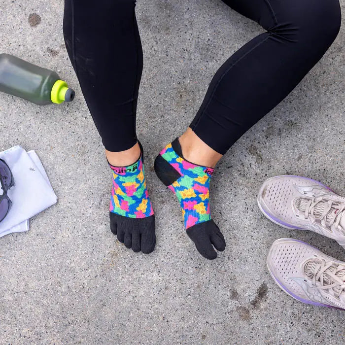 Injinji Run Light Weight No Show Womens Gummy Bears (Artist Designed AW26)
