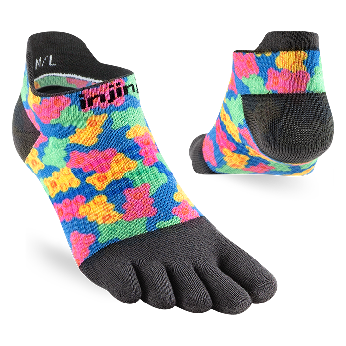 Injinji Run Light Weight No Show Womens Gummy Bears (Artist Designed AW26)