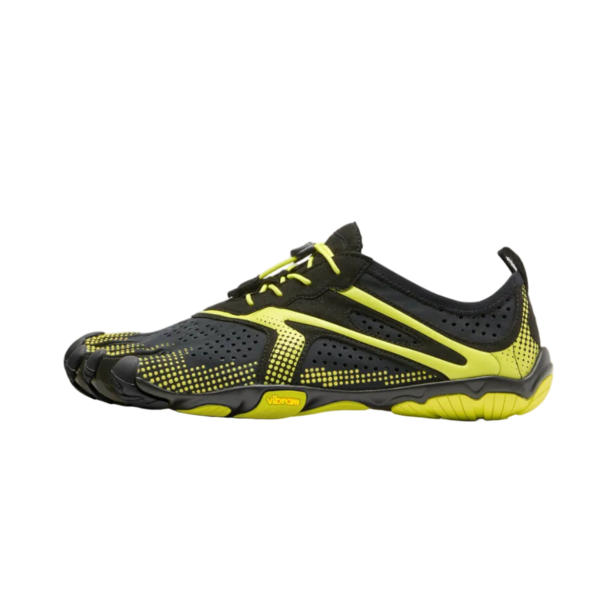V-RUN Mens Black Lime Black