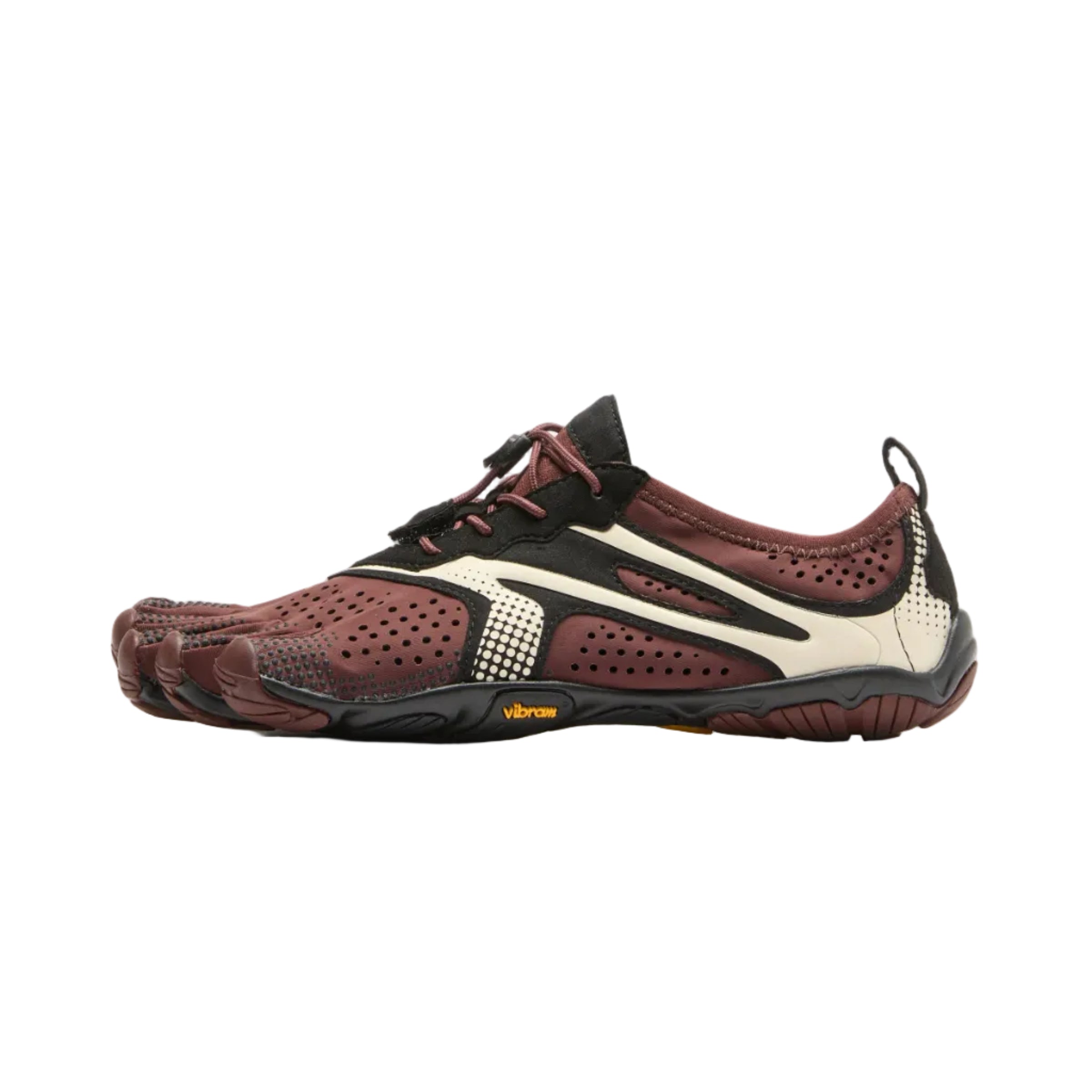 26W7003_V-RUN_Brown-Ivory_Black_ side view