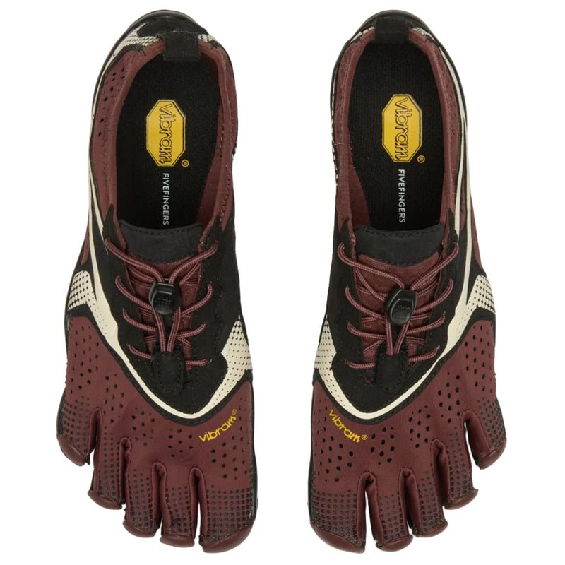 V-RUN Mens Brown Ivory Black