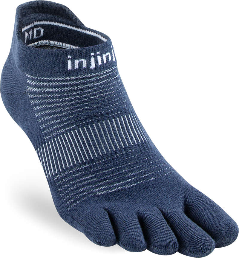 Injinji Run Light Weight No Show Mens Navy