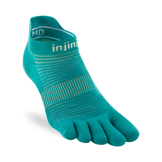 Injinji Run Light Weight No Show Womens Atlantis