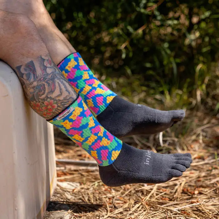 Injinji Trail Midweight Crew Mens Gummy Bears (Artist Designed AW26)