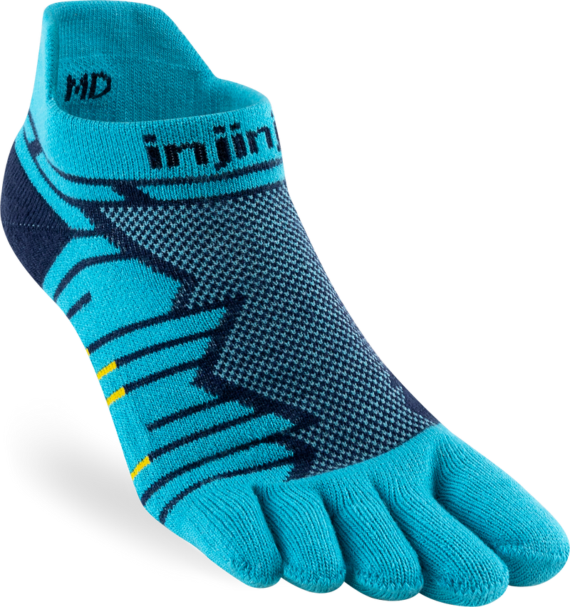 Injinji Ultra Run No Show Mens Pacific Blue (NEW 2024)