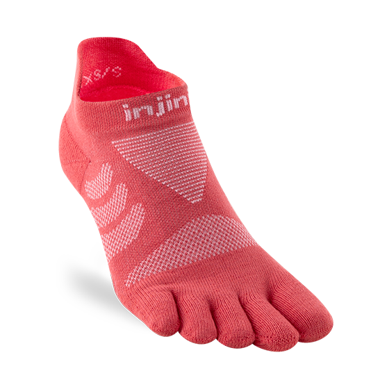 Injinji Ultra Run No Show Coral