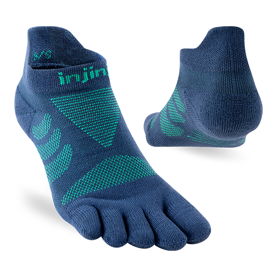 Injinji Ultra Run No Show Poseidon - Barefoot Junkie
