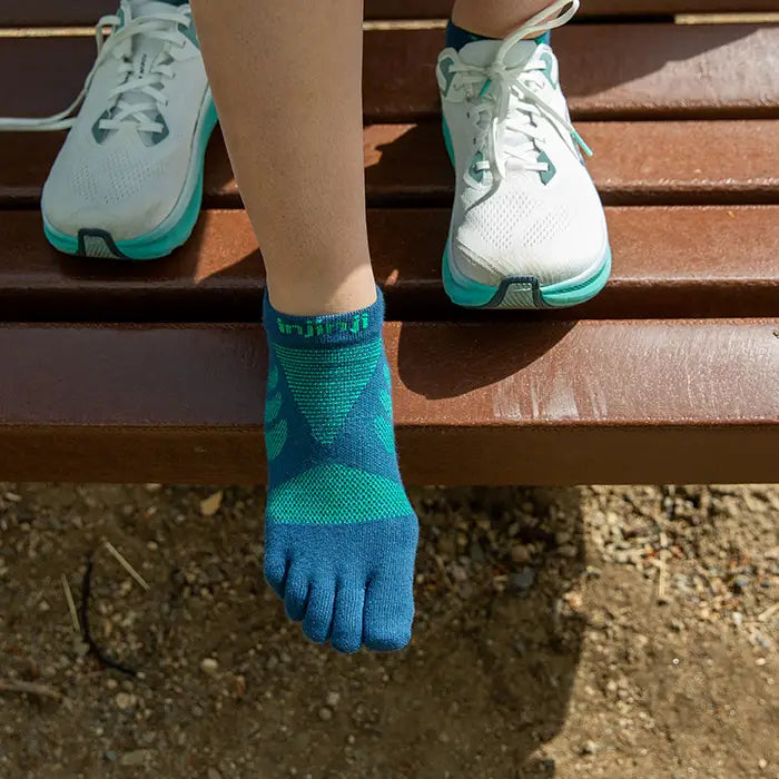Injinji Ultra Run No Show Poseidon - Barefoot Junkie